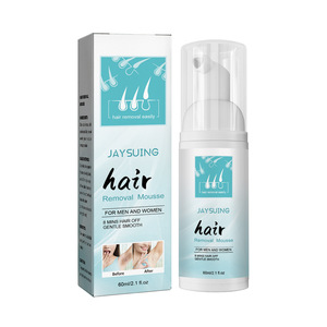 JAYSUING – <span class=keywords><strong>Mousse</strong></span> <span class=keywords><strong>dépilatoire</strong></span> pour <span class=keywords><strong>homme</strong></span> et femme, Spray <span class=keywords><strong>dépilatoire</strong></span> pour les jambes et les aisselles, 8 Minutes, 60ml - Product Image 1
