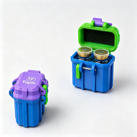 Boîte de voyage OEM en PETG pour poudre lyophilisée, flacons de laboratoire antichoc imprimés en 3D, 3ml, 5ml, 10ml, pour peptides