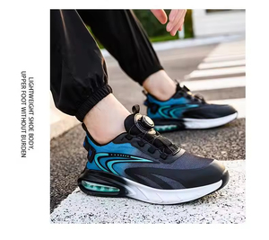 Botas de trabajo resistentes al desgaste para obras de construcción, ropa de trabajo, zapatos deportivos impermeables y antideslizantes para senderismo para hombres - Product Image 4