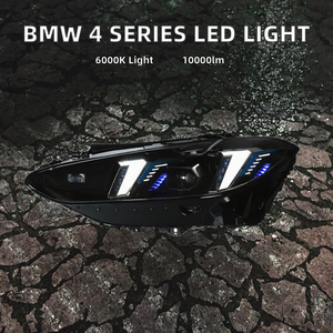 ไฟหน้ารถยนต์ LED WLJ 12V รุ่นใหม่ สำหรับรถยนต์ซีรีส์ 4 รุ่น G22 G26 ปี 21-25  แบบดัดแปลง M4 เลเซอร์ ไฟ DRL สองสี  แบบเสียบใช้งานได้ทันที - Product Image 2