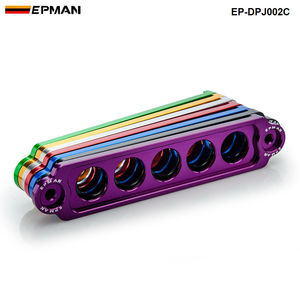 EPMAN Racingแบตเตอรี่อลูมิเนียมTie Down Mountวงเล็บรั้งบาร์ล็อคชุ<span class=keywords><strong>ด</strong></span>สําหรับHonda Civic SI 02-05 EP-DPJ002C - Product Image 3