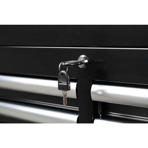 52 في. 18 أدراج معدنية سوداء المتداول تخزين المرآب كابينة المعدات - Product Image 2