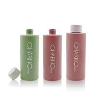 Bouteille en plastique souple givrée HDPE personnalisée avec logo, 250 ml, 300 ml, vide, pour shampoing, gel douche, lotion corporelle