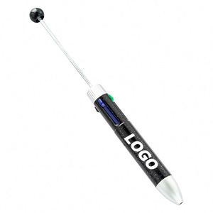 Stylos à billes métalliques multicolores 4-en-1 personnalisables - Vente en gros portable pour étudiants et cadeaux promotionnels - Product Image 1