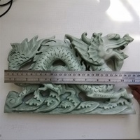 Dragon en jade naturel de Xiuyan, pierre précieuse, cristal de quartz de guérison, autres produits d'artisanat en cristal