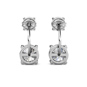 Nuovi Orecchini alla Moda con Cristalli <span class=keywords><strong>Swarovski</strong></span> 20.6mmx8.0mm, <span class=keywords><strong>Gioielli</strong></span> Placcati Oro 18K, Orecchini Asimmetrici da <span class=keywords><strong>Donna</strong></span> - Product Image 5