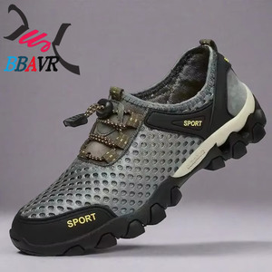 Nouvelle Arrivée 2025 Mocheng Chaussures de Randonnée Extérieures à Séchage Rapide, Décontractées, Robustes, en Maille, pour Hommes, Idéales pour la Course et la Plage - Product Image 4