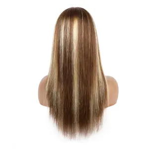 Прямой парик из натуральных волос, 13 х6