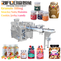 Machine de remplissage de granulés rotatifs pour produits en bouteille et en conserve Céréales Noix Bonbons Raisins secs Jujube Haricots Wolfberry Viande Jerky