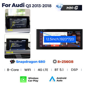 MEKEDE Android 13 GPS de voiture pour Audi <span class=keywords><strong>Q3</strong></span> 2013-2019 8G+256G Stéréo pour 1920*720P Car-play Autoradio Lecteur DVD - Product Image 6