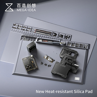 QIANLI MEGA-IDEA haute résistance aux températures Silicone isolation Pad travail Pad téléphone BGA PCB Station de soudage réparation