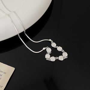 สร้อยคอเงินแท้ S925 ลายดอกคามิลเลีย สำหรับใส่ซ้อนเป็นเลเยอร์ เครื่องประดับแฟชั่น - Product Image 3