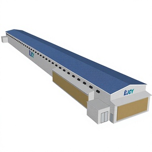 Estructura de Acero Prefabricada Galvanizada por Inmersión para Gallinero con Diseño <span class=keywords><strong>AutoCAD</strong></span> para Construcción de Granjas Avícolas Comerciales - Product Image 1