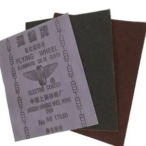 Flying wheel emery sand cloth black Aluminium Oxide waterproof abrasive sand paper