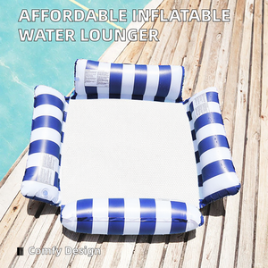 Tumbona de agua inflable de alta calidad, hamaca, sillón flotante para <span class=keywords><strong>piscina</strong></span>, instalación de entretenimiento - Product Image 2