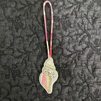 RYL Patchs à suspendre faits main personnalisés en strass et perles, motifs coquillage, arbre, mer, hippocampe, et patchs en cristal pour sac et cordon