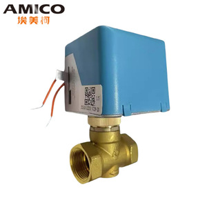 Vanne électrique bidirectionnelle Amico Dn20 pour le contrôle de la température de l'eau des unités de ventilation à bobine (VAC) - Product Image 3