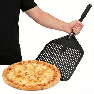 Nouvelle pelle à <span class=keywords><strong>pizza</strong></span> créative pliable ronde, en acier inoxydable, pour four, 12 x 14, avec manche réglable en aluminium - Product Image 3
