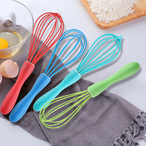 Batteur manuel en silicone et mélangeur à pâtes, petit fouet à crème et à œufs pour la pâtisserie domestique - Product Image 2