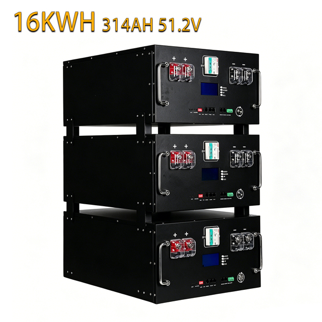 48V(51.2V) 5/10/11/15/16KWh 100/200/230/300/314Ah Stackable Rack-Mount Home Energy Storage LiFePO4 Battery Pack