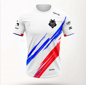 T-shirt sportiva da uomo estiva 2026 con stampa 3D geometrica, a maniche corte, girocollo, vestibilità dritta, traspirante, per e-sport transfrontalieri - Product Image 4