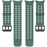 Bracelets en silicone en gros de l'usine Maenwvo pour Watch 8/8 Classic, boucle ardillon en alliage de zinc, bracelet de montre 24 mm, 11 couleurs