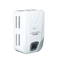 Stabilisateur de tension mural compact 10 kVA, régulateur automatique numérique pour TV, certifié CE