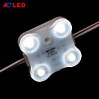 Module LED SMD 2835 1,8W 4 LED, DC12V, IP68, étanche, rétroéclairage, garantie 7 ans, CRI80, dimmable, certifié CE, 170lm/W, pour vitrine
