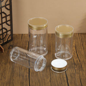 High-end Transparent Flower Tea Acrylic <b>Bottle</b> Health Care sealed Jar <b>Saffron</b> <b>Bottle</b> - Product Image 3