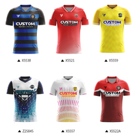 Maillot de football rétro en sublimation, polyester, maillot de football vierge, maillot de football respirant, maillots de football vierges pour hommes WO-X1176