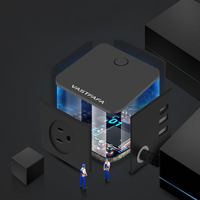 Multiprise électrique de haute qualité QC3.0, chargeur rapide, 3 ports USB, protection contre les surcharges, matériau ignifuge pour la maison et le bureau