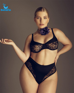 Sexy Nude Women Plus Size Bikinis - Customizable Swimwear