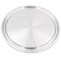 Plaque aveugle à montage rapide en acier inoxydable Fiche de serrage sanitaire