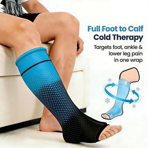 Funda de compresa fría y caliente reutilizable para pierna completa y tobillo, para uso diario en el hogar - Product Image 1