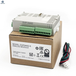 Original Analog Input Module DVP04AD-S DVP04DA-S DVP06XA-S DVP02PT-S DVP02HC-S 4 Channel 14 Bit Resolution PLC Expansion Module - Product Image 1