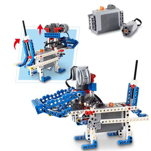 310 + Pcs 8in1 Trẻ Em DIY Kỹ Sư Cơ Khí Học Tập Lập Trình Robot Con Chó Robot Bộ Dụng Cụ Hơi Nước Đồ Chơi Xây Dựng Khối Thiết Lập - Product Image 4