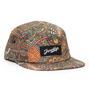 หมวกแก๊ปผ้าฝ้ายพิมพ์ลาย 5 ชิ้น แบบไม่มีโครง ปักโลโก้ตามสั่ง - Product Image 2