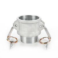 Adaptador de Acoplamiento HT para Tanque IBC, Rosca NPT/BSP Tipo B, Conector Rápido Camlock para Manguera de 3/4'' a 6'', Cuerpo de Plástico, Certificado CE
