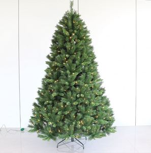Fabricant d'arbres de Noël artificiels réalistes floqués de 6 pieds, 7 pieds, 8 pieds, 9 pieds, 10 pieds, en PE et PVC mélangés, arbre de Noël géant avec éclairage - Product Image 3