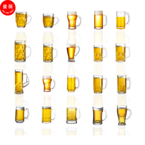 Bán Buôn Công Suất Cao Pha Lê Bia Thủy Tinh Với Xử Lý Biểu Tượng Tùy Chỉnh Chì Miễn Phí Cốc Bia Cho Bar & Nhà Hàng Sử Dụng - Product Image 1