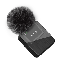 Microphone-Cravate Stéréo Professionnel 3-en-1 Sans Fil, Mini à Condensateur, Portable pour Enregistrement Vidéo, Compatible iPhone et Android