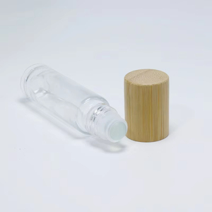 Botella de Vidrio Esmerilado para Aceites Esenciales de 5ml y 10ml, con Tapa Redonda de Bambú y Sellado Roll-on para Cremas, Agua, Perfumes, Sérums y Cuidado de la Piel - Product Image 3