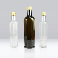 Bouteille d'huile alimentaire en plastique PET de haute qualité avec bouchon et inserts en aluminium