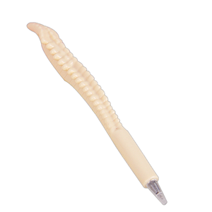 Penna a Sfera in Plastica con Design Intricato a Forma di Osso - Penna Promozionale Personalizzata Unica con Inchiostro Blu/Nero e Stampa UV/Digitale - Product Image 5