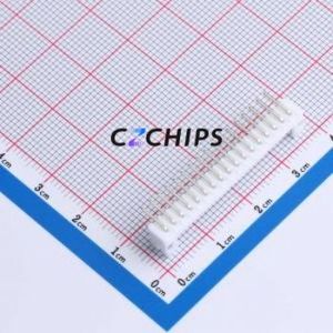 W2001100-17PW2113 Wire-to-Board Pin Header Bent Lead Through Hole,P=2mm Connector 1x17P 2mm Right Angle Insert PH - Product Image 2