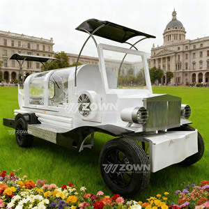 รถศพไฟฟ้า ZOWN สีขาว 4 ล้อ สำหรับขนส่งโลงศพในพิธีศพ - Product Image 3