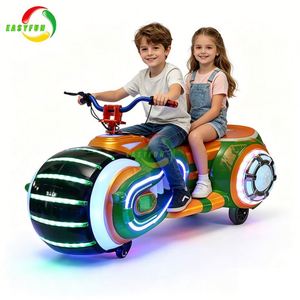 New Style Amusement Park Shopping Mall Race Car Phantom Electric Battery Bumper Cars Glowing Battery Cars for Children - Product Image 2