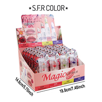 Rouge à lèvres solide à changement de couleur magique produits de beauté de maquillage cosmétique 3.5g 0.12 oz rouge à lèvres de fleurs séchées imperméable à l'eau longue durée