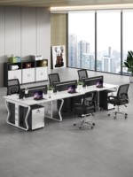 Escritorio de Oficina Moderno en Forma de L, de Madera, con Almacenamiento, Altura Ajustable, Varios Estilos y Colores, Personalización de Logotipo, Uso Comercial, 1 Año de Garantía