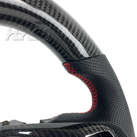 Volante de Fibra de Carbono Personalizado 2020-2025 para Ford Explorer ST ST-Line King Ranch Timberline con Cuero Perforado
